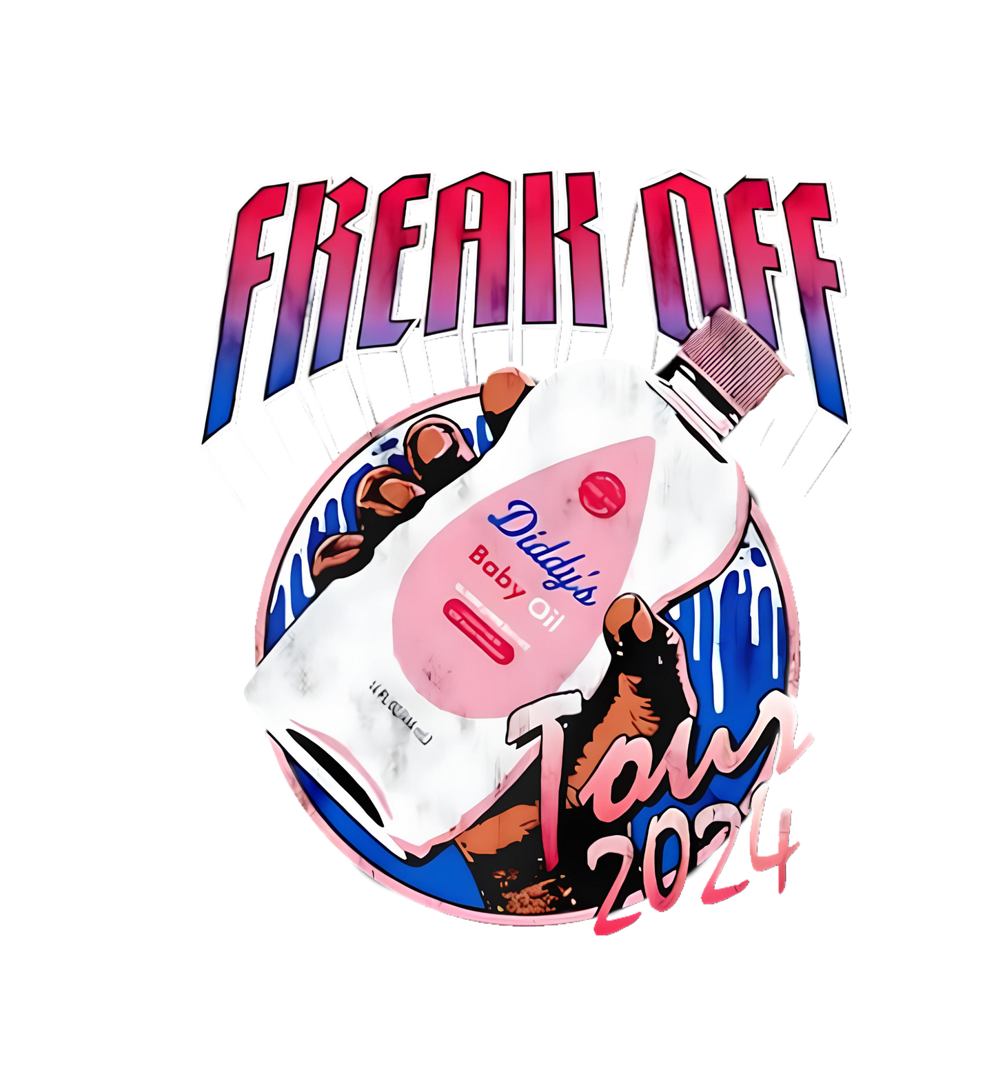 Diddy Freak Off Tour 2024 Graphic Hoodie