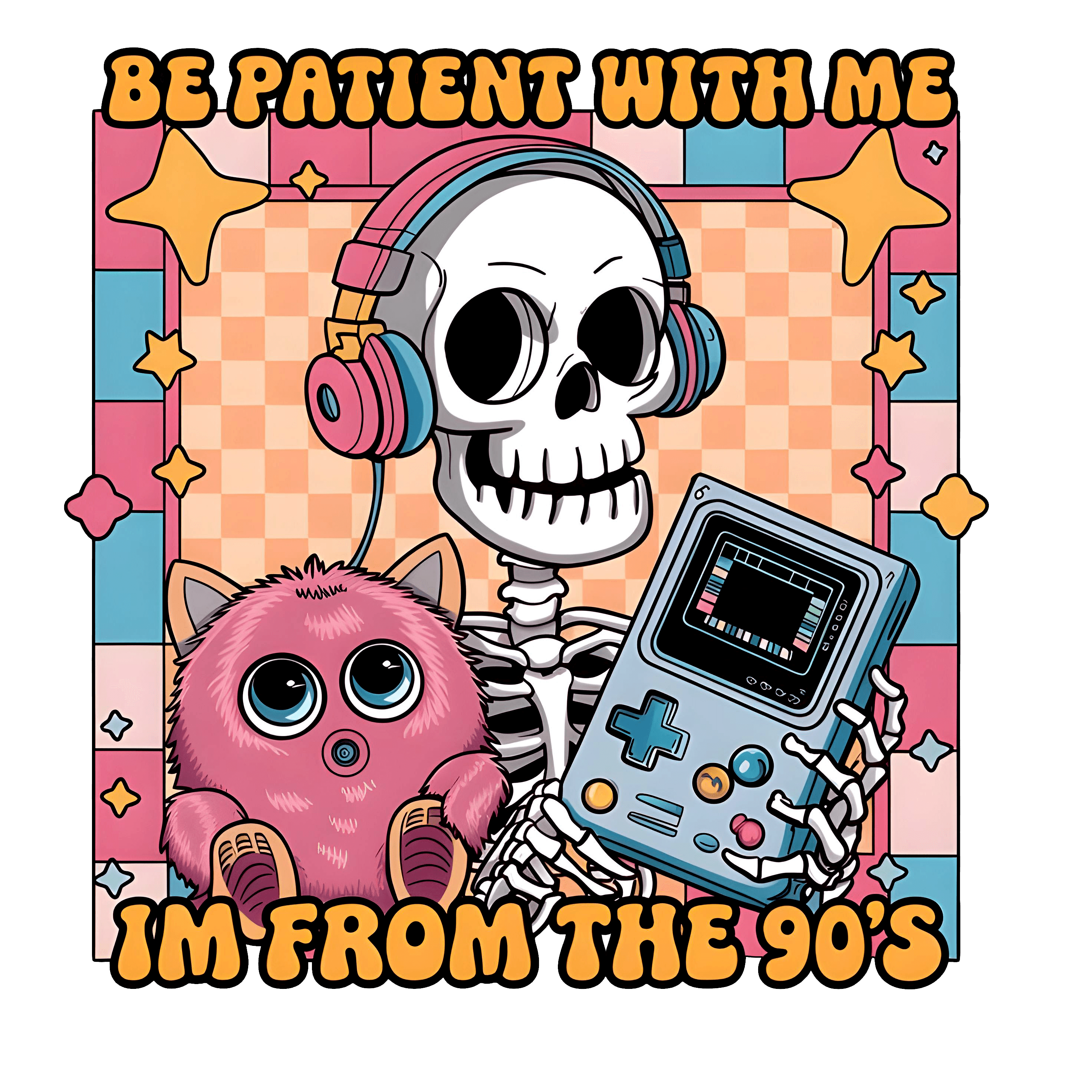 Be Patient With Me, I'm from The 90's Graphic Tee Womens Shirt
