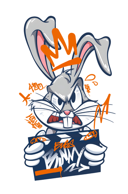 Bugs Bunny Street Graffiti Graphic tee Unisex Shirt