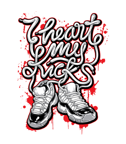 Jordan Concord 11's  "I Heart My Kicks" Graphic Tee Unisex
