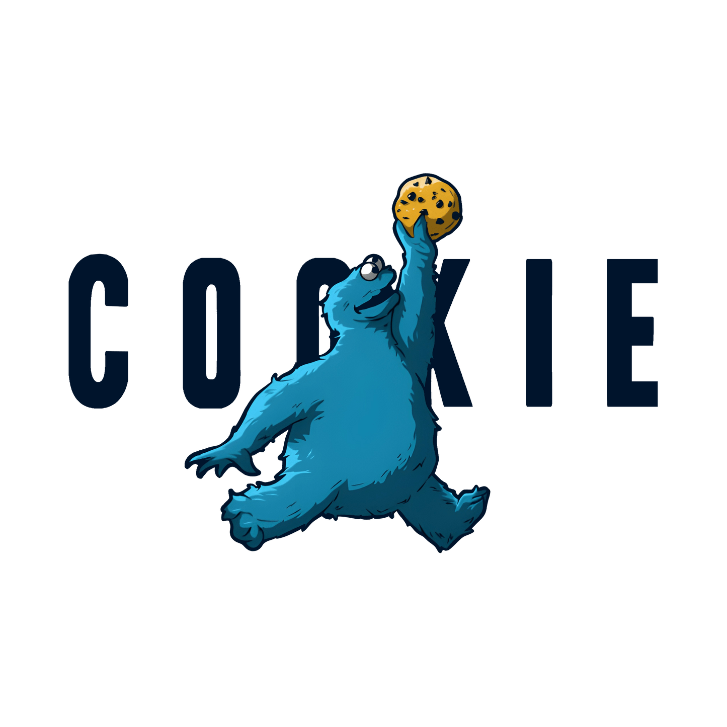 Cookie Monster Jordan Jumpman Spoof Graphic Tee Unisex Shirt