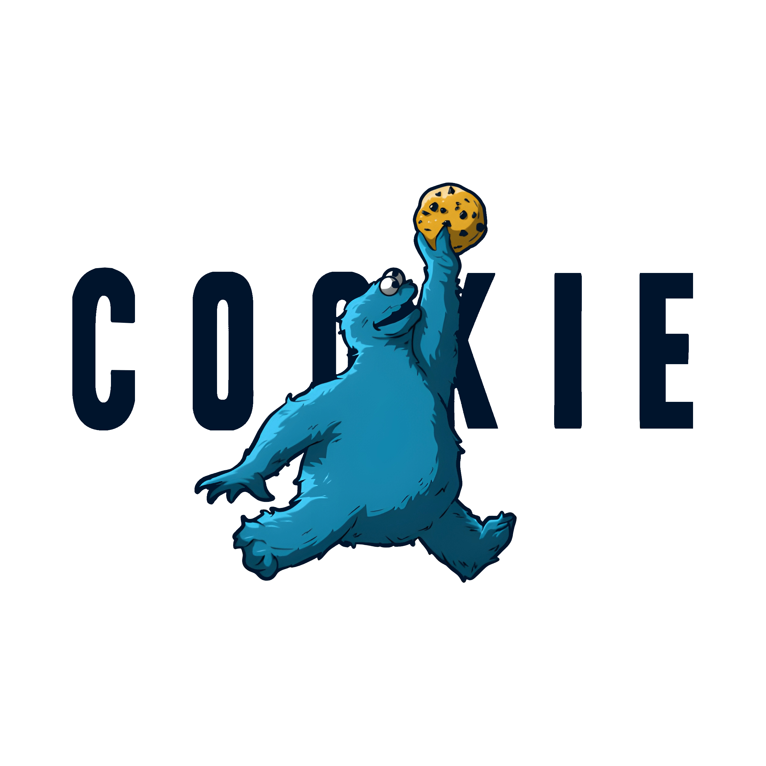 Cookie Monster Jordan Jumpman Spoof Graphic Tee Unisex Shirt