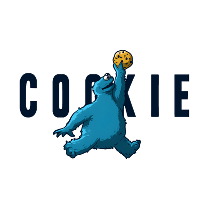 Cookie Monster "Jumpman" Parody Snapback Hat - Sesame Street Parody