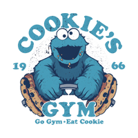 Cookie Monster Gym Tank Top Activewear