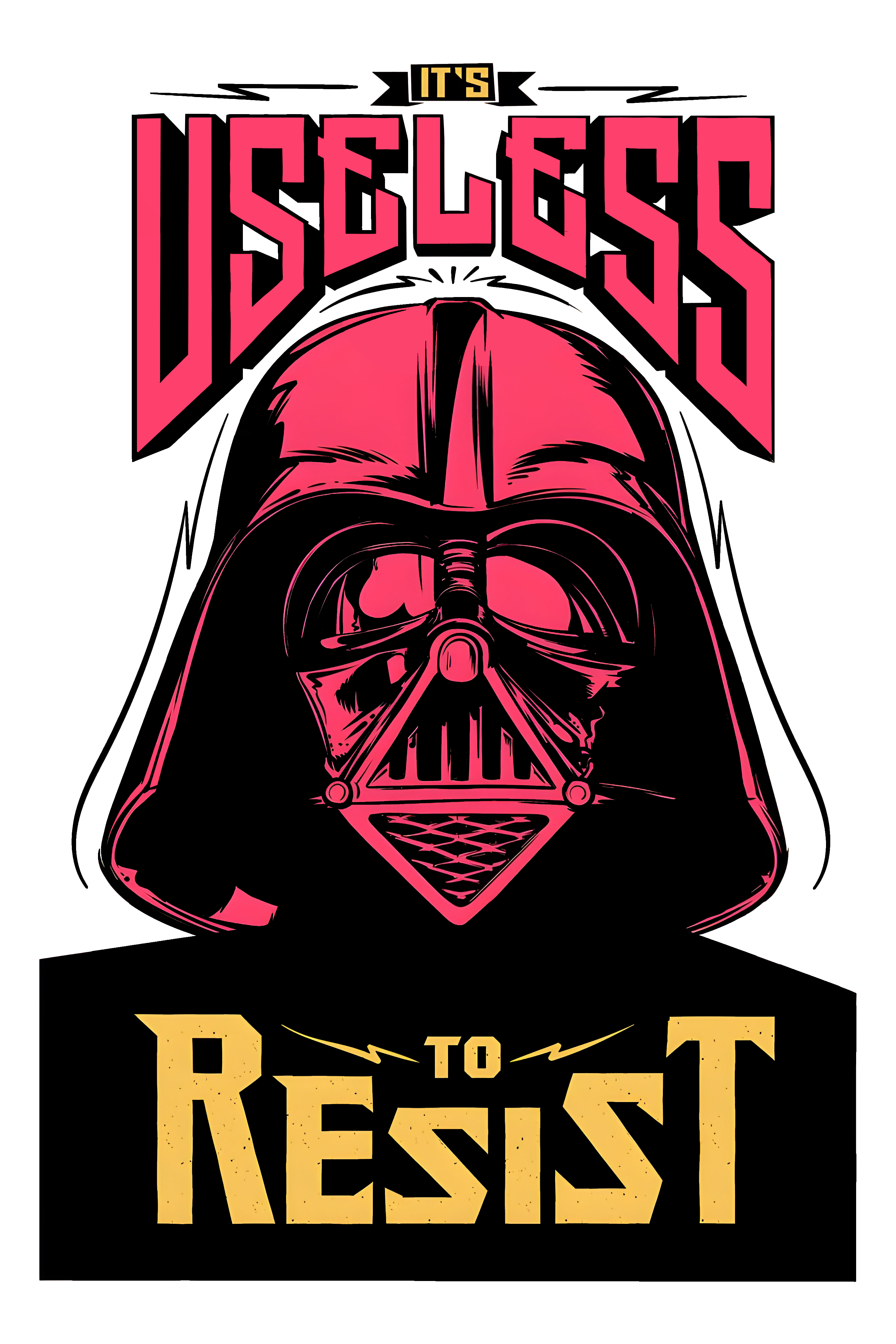 Darth Vander "Useless To Resist" Star Wars Graphic Tee Unisex Shirt