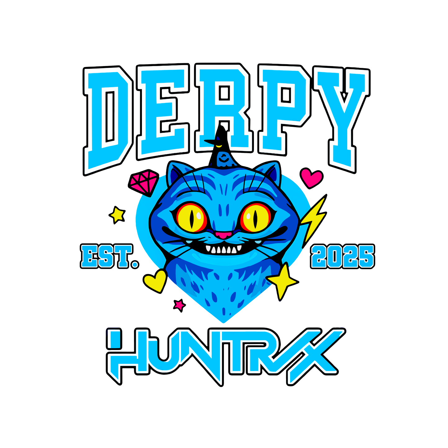 Derpy Cat 2025 HuntrX Youth Tee Girls Graphic Tee