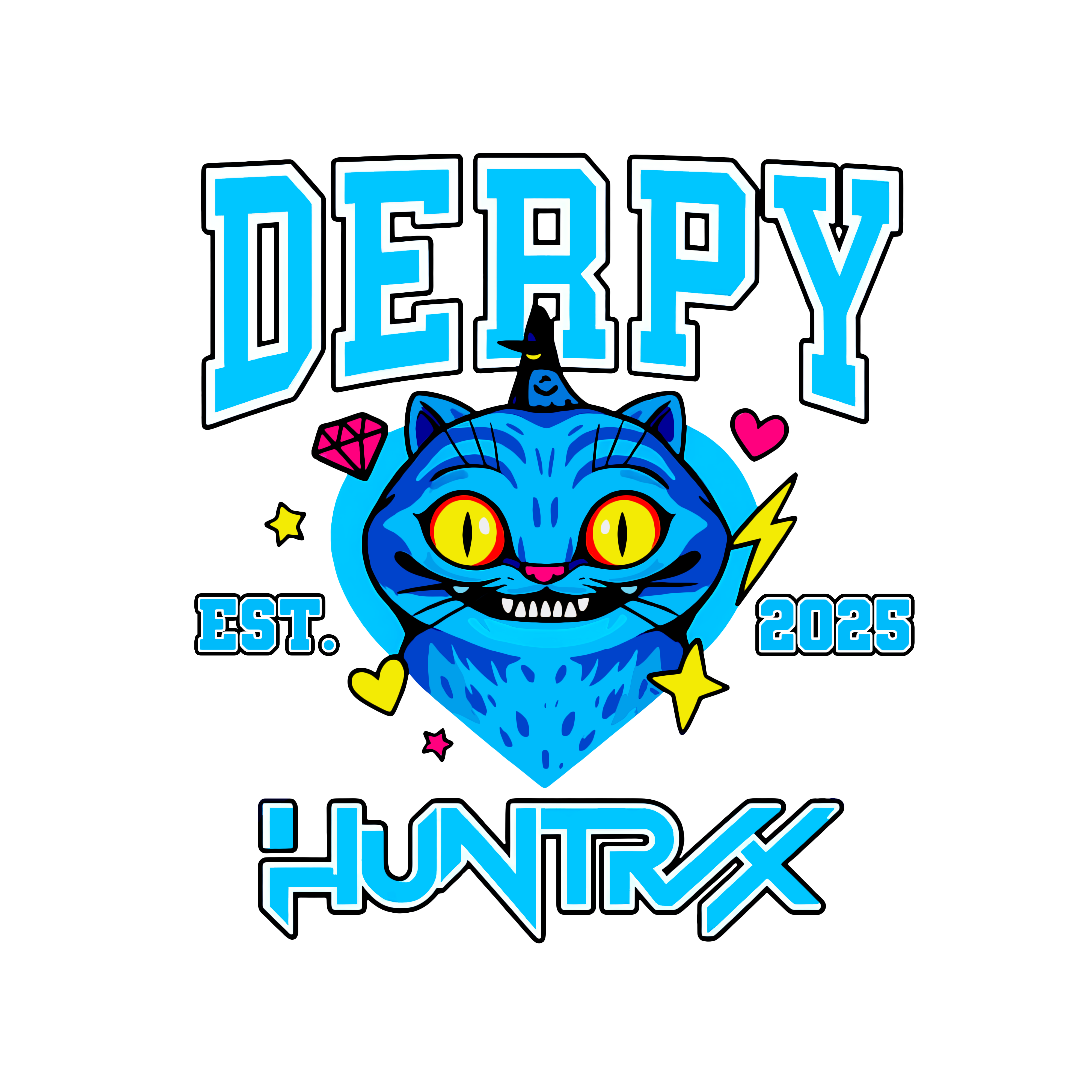 Derpy Cat 2025 HuntrX Youth Tee Girls Graphic Tee