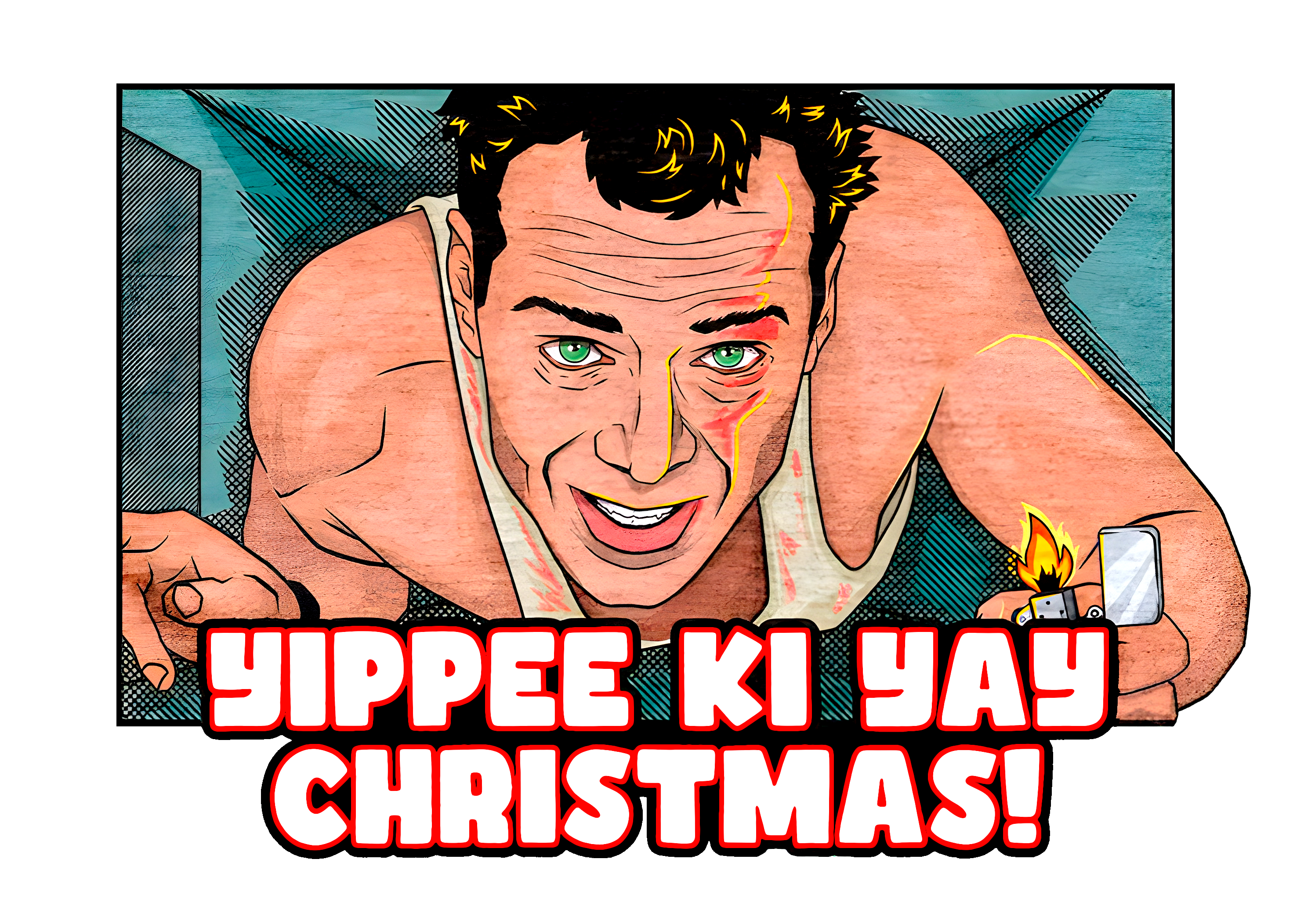 Yippee Ki Yay Christmas! Die Hard Christmas Graphic Tee