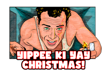 Yippee Ki Yay Christmas! Die Hard Christmas Graphic Tee