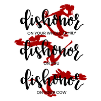 Mushu Dishonor On Your Cow Graphic Tee