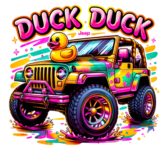 Duck Duck Jeep Graphic Tee Womens Shirt