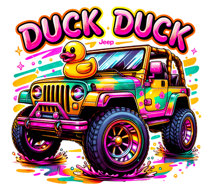 Duck Duck Jeep! Graphic Hoodie Womens Hooded Sweatshirt