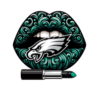 Philadelphia Eagles Vintage Lips Womens NFL Tee