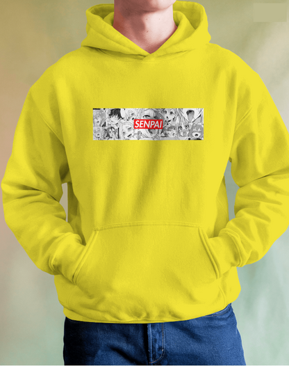 Senpai Ahegao Graphic Hoodie Unisex Hooded Sweatshirt