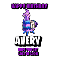 Fortnite Youth Birthday Custom Name Tee Unisex Shirt