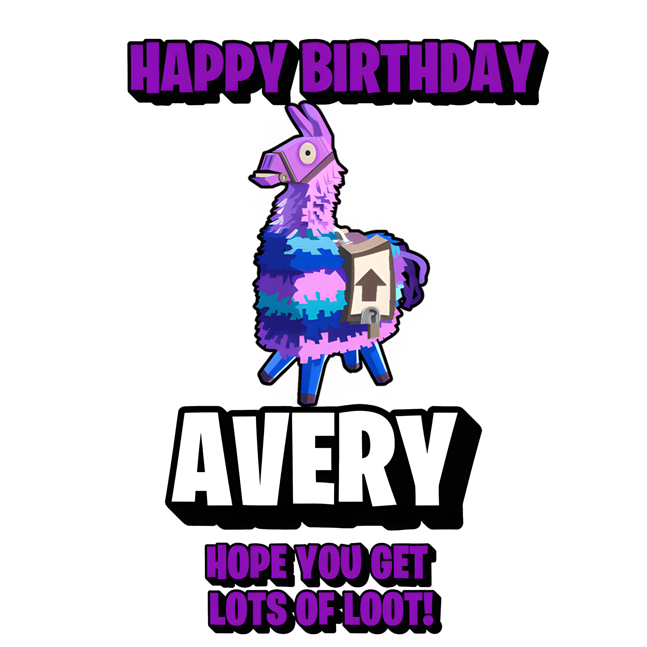 Fortnite Youth Birthday Custom Name Tee Unisex Shirt