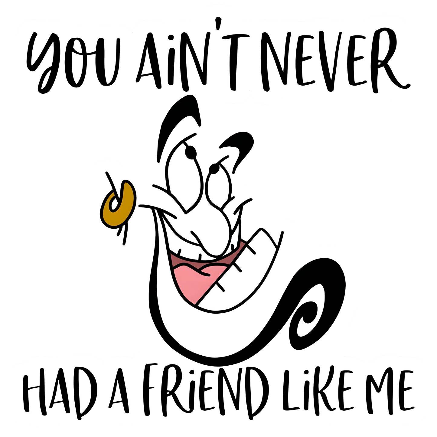 Aladdin Genie "Friend Like Me" Graphic Tee Unisex T-Shirt