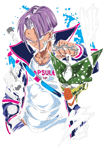 Future Trunks x Cell : Dragonball Z Unisex Tee