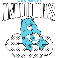 Bedtime Bear Care Bears "The Great Indoors" Graphic Tee Womens Shirt