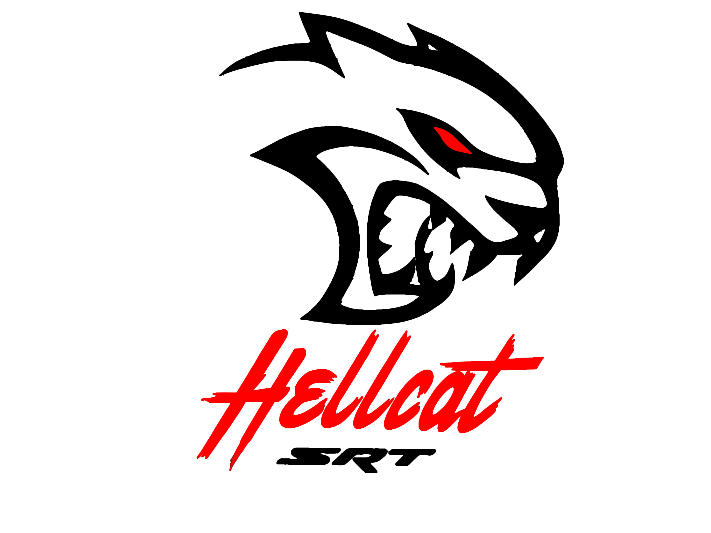 Dodge SRT Hellcat 7 Panel Snapback Hat