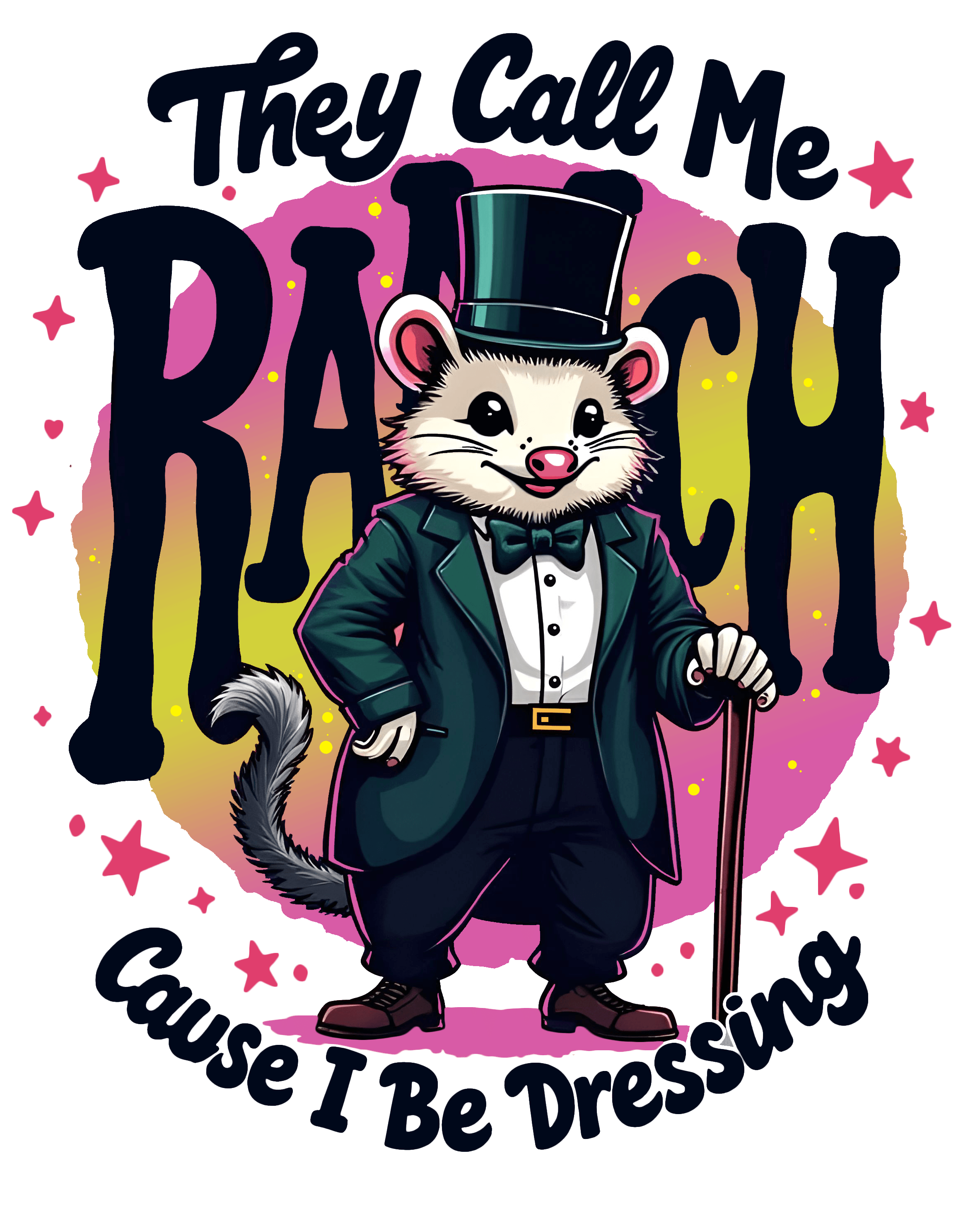 They Call Me Ranch, I Be Dressing Unisex Graphic Tee