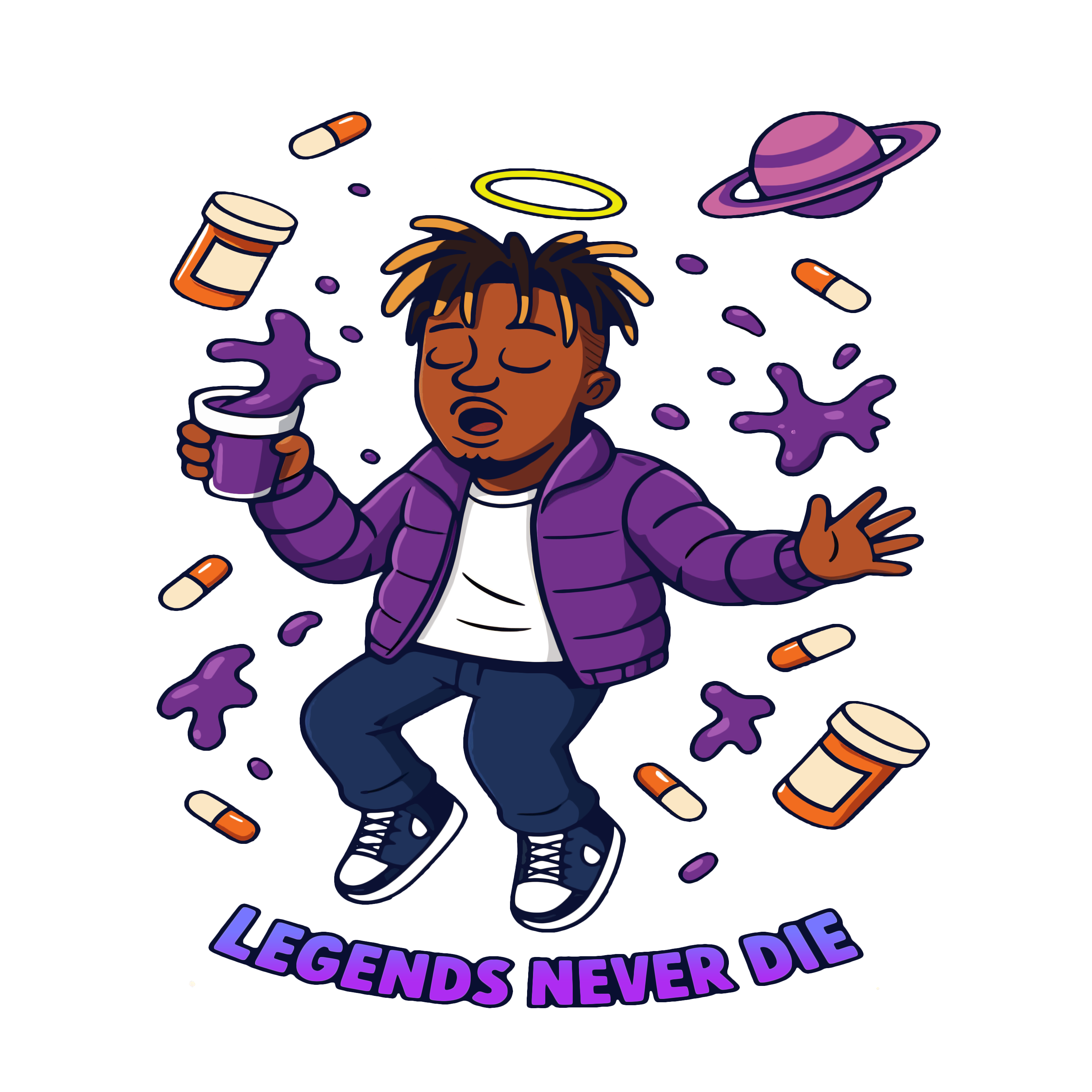 Juice World Lean Sippin Graphic Tee Unisex Shirt