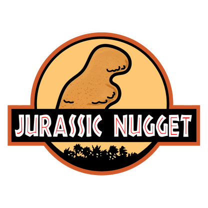 Jurassic Nugget Graphic Tee Unisex Jurassic Park Spoof