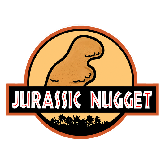 Jurassic Nugget Graphic Tee Unisex Jurassic Park Spoof