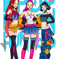 Kpop Demon Hunters Graphic Tee Womens Shirt