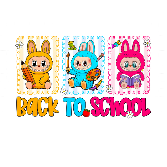 Labubu Back To School Youth Graphic Tee Unisex Shirt
