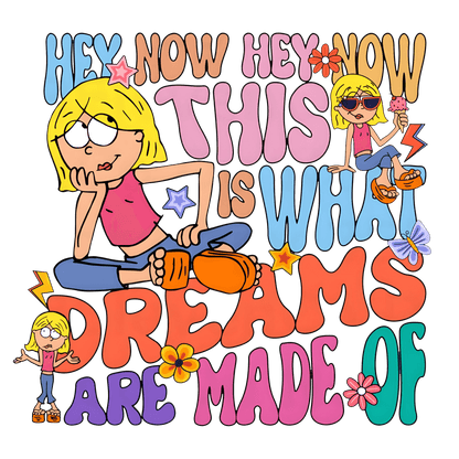 Lizzie McGuire "What Dreams Are Made Of" Graphic Hoodie Womens Hoodie
