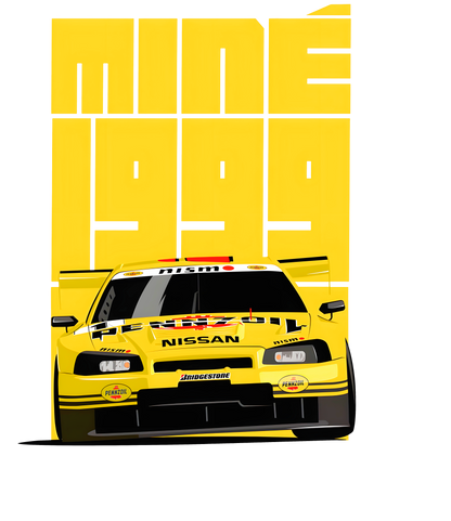 Pennzoil NISMO GTR R34  - JDM Legend 'MINE 1999' Graphic Tee