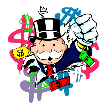 Get That Money Monopoly Graphic Tee Unisex