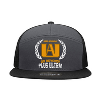 My Hero Academia UA Logo Plus Ultra 7 Panel Snapback