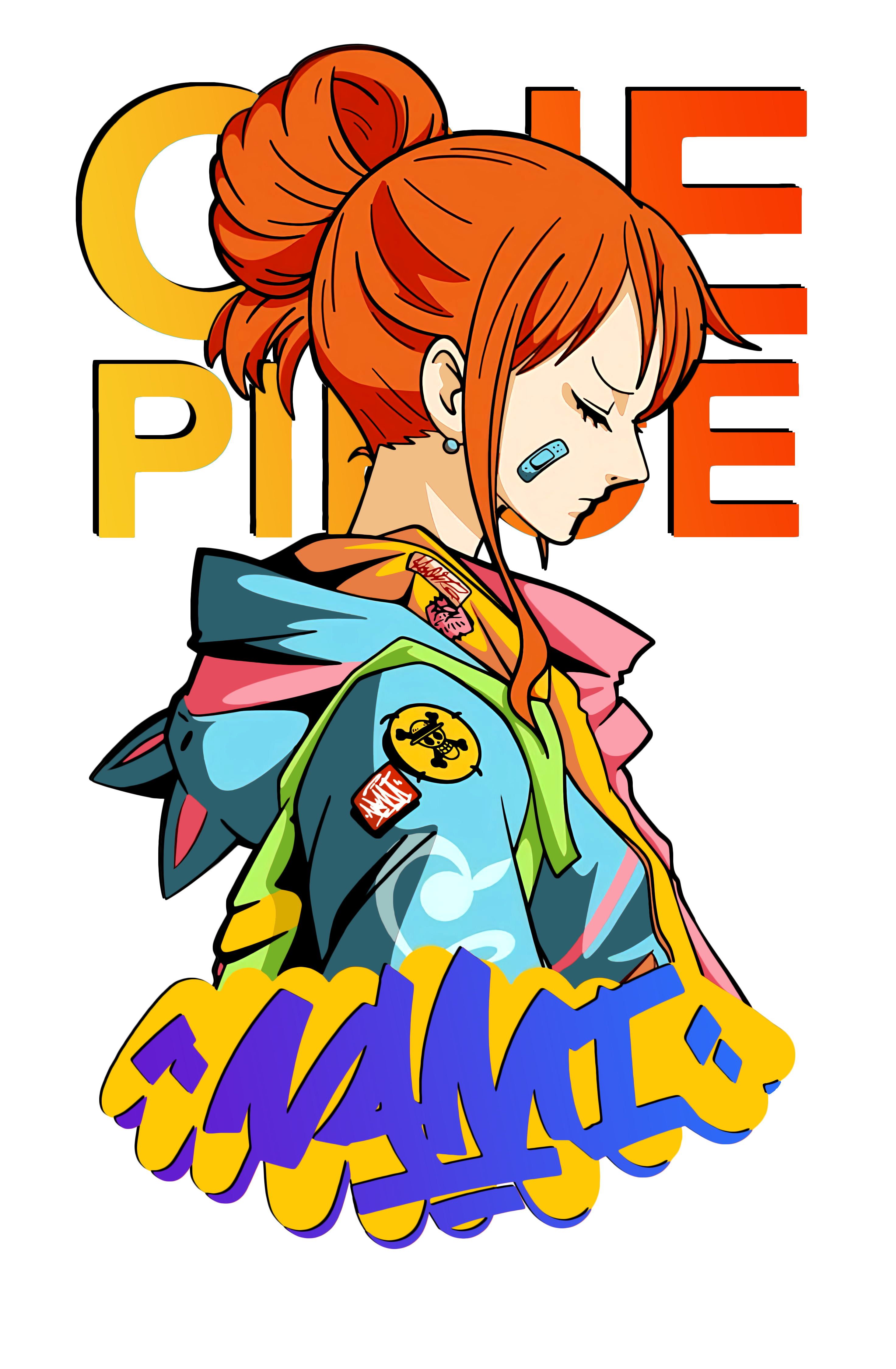 Nami One Piece Graphic Tee Unisex Shirt