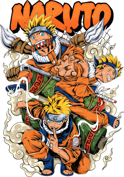 Naruto Shadow Clone Graphic Tee Unisex shirt