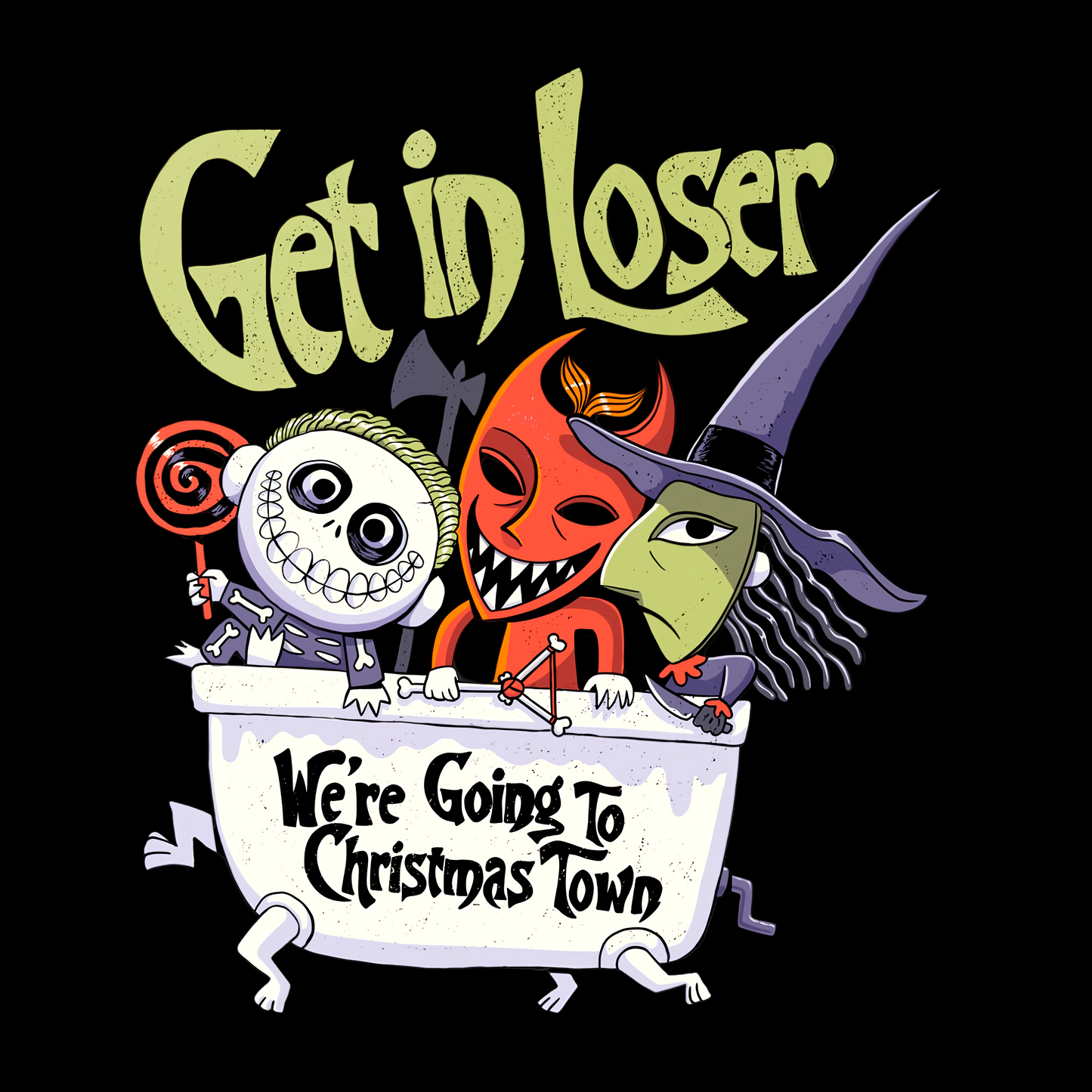 Nightmare Before Christmas "Christmas Town" Graphic Tee Unisex Shirt