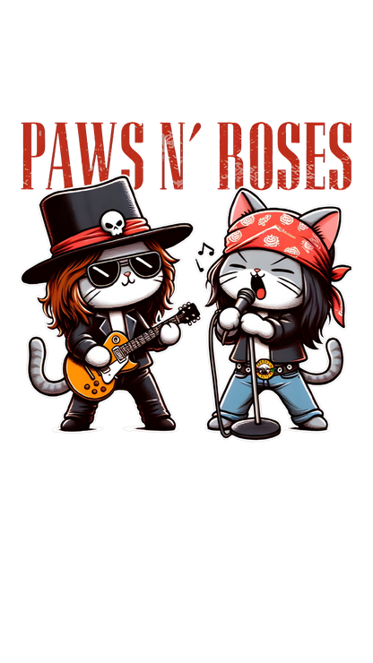 Paws N Roses Graphic Tee Unisex T shirt
