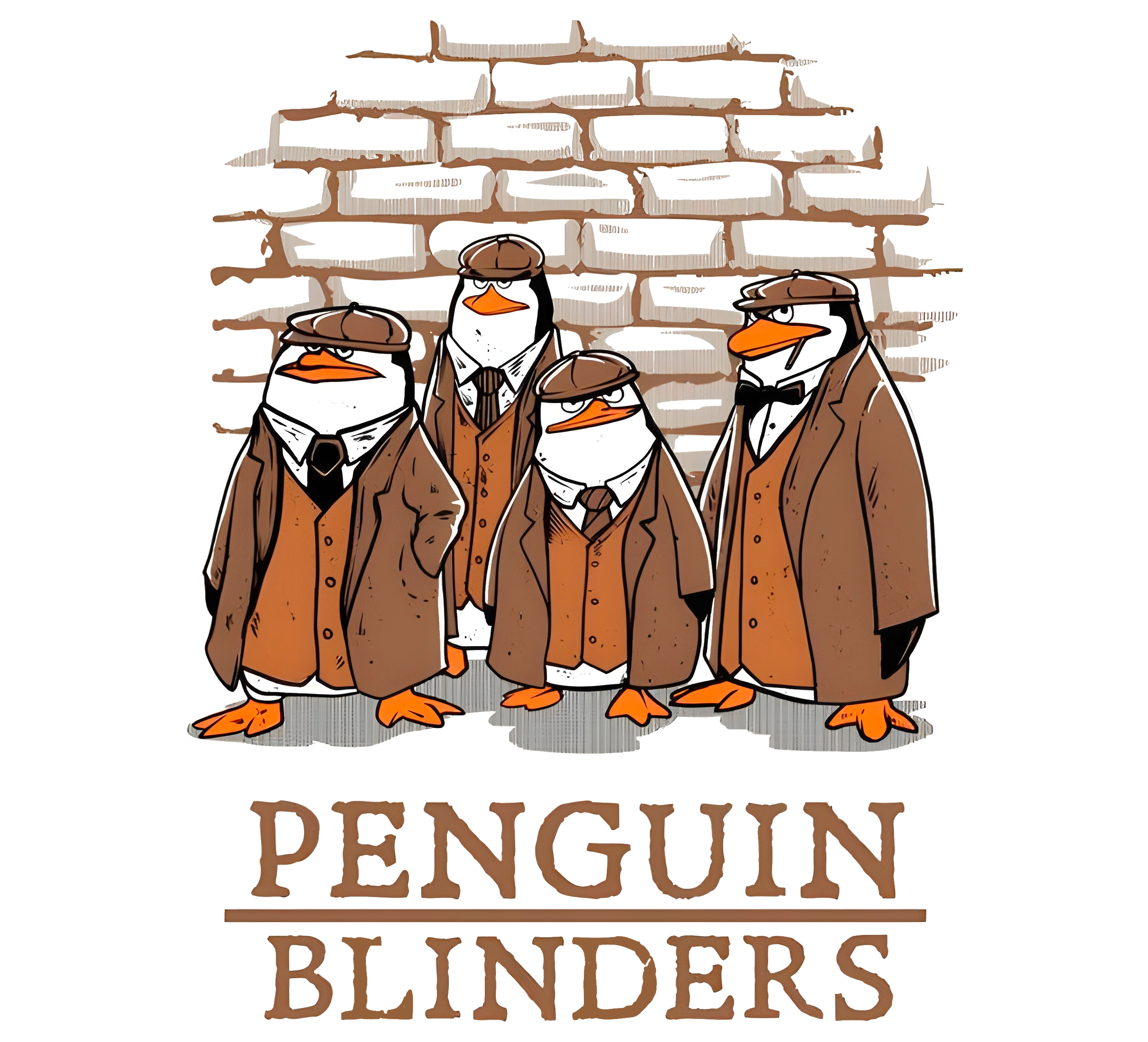 Penguin Blinders | Penguins of Madagascar x Peaky Blinders Parody Tee