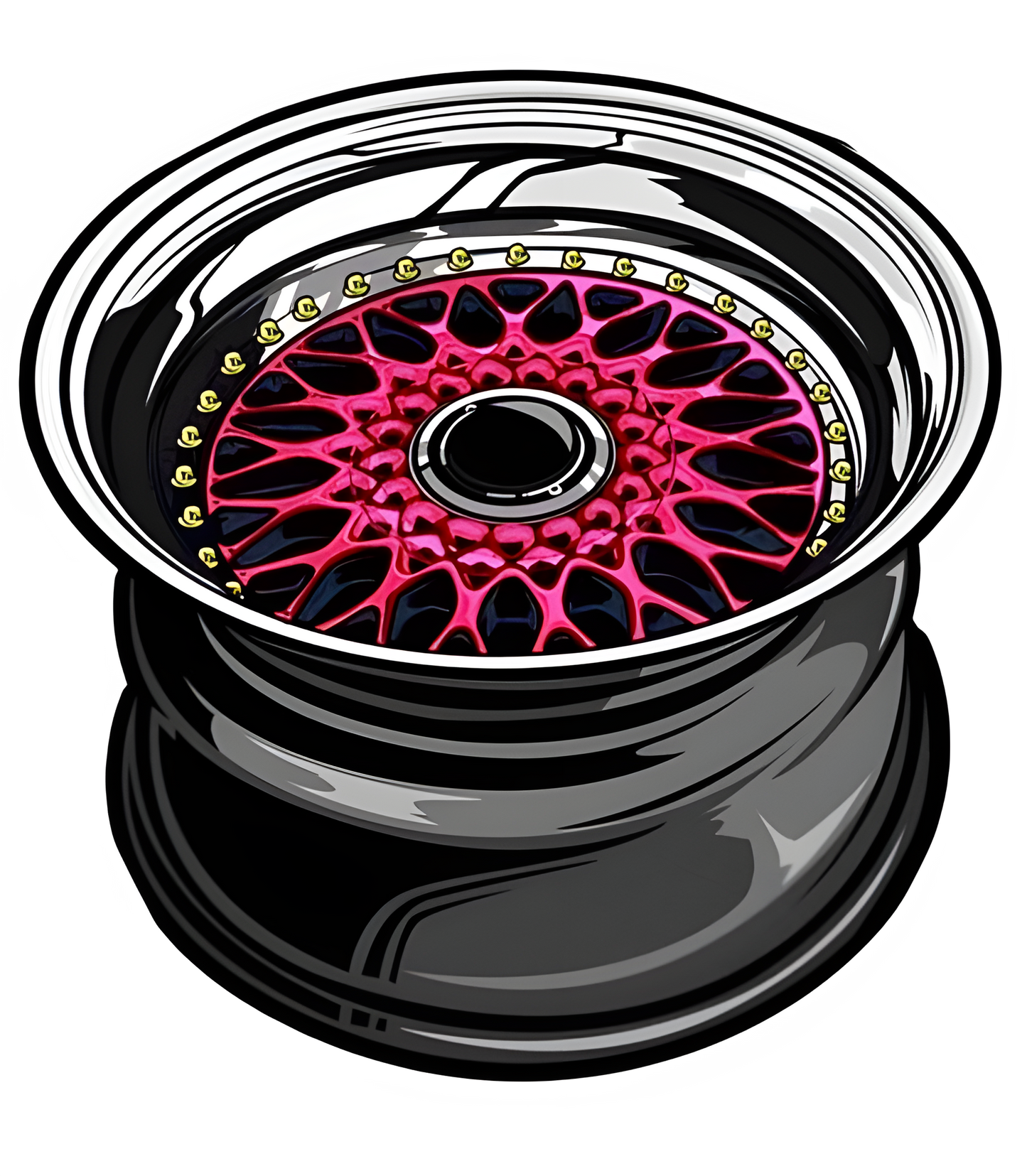 BBS Pink Rim JDM Graphic Tee Unisex Auto Shirt