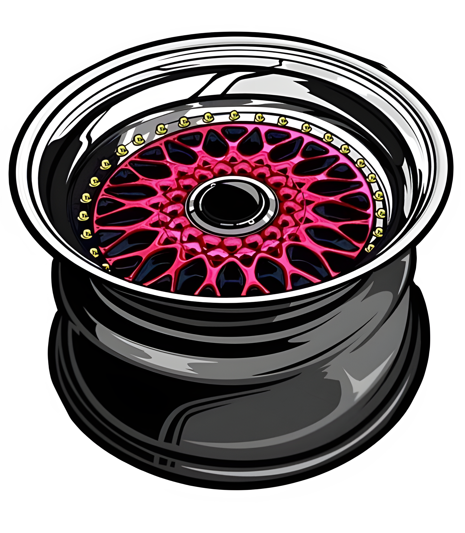 BBS Pink Rim JDM Graphic Tee Unisex Auto Shirt