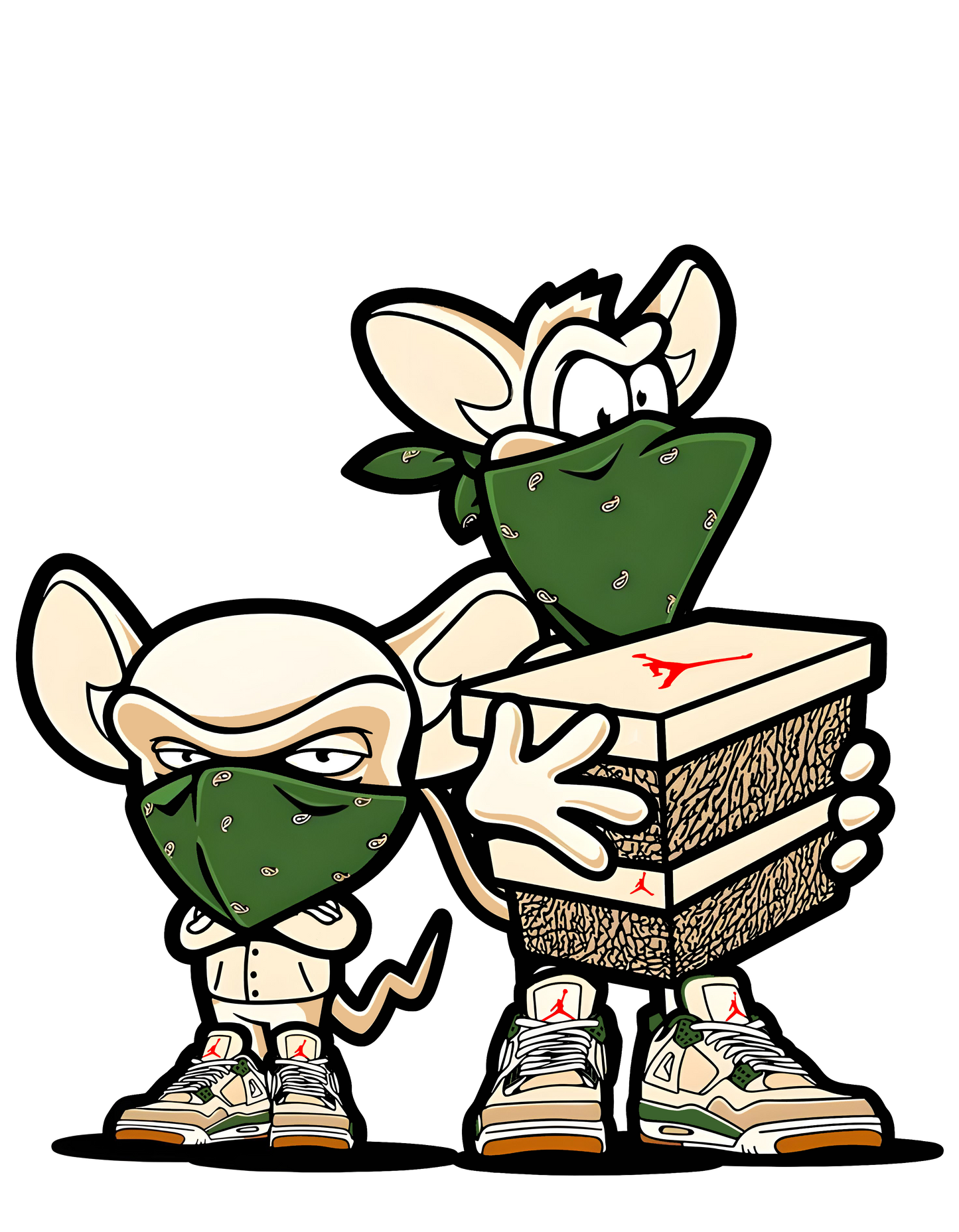 Pinky and The Brain Sneakerheads Graphic Tee Unisex Shirt