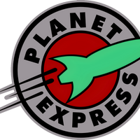 Futurama Planet Express 7 Panel Snapback Hat
