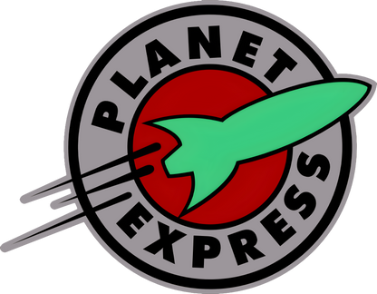 Futurama Planet Express 7 Panel Snapback Hat