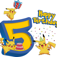Pokemon Youth Pikachu Birthday Age Tee Unisex Shirt