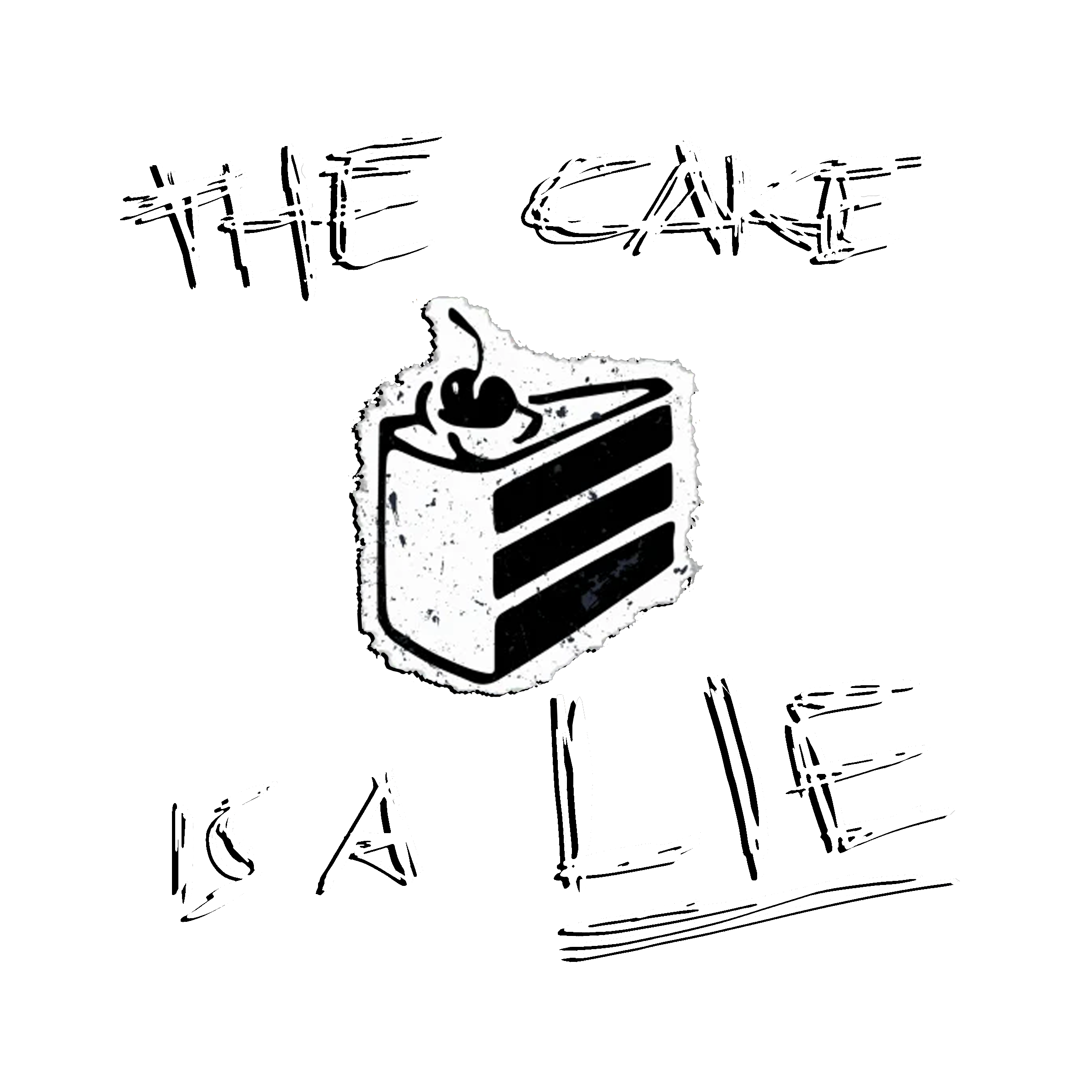 Portal "The Cake Is a Lie" Graphic Tee Unisex Tee