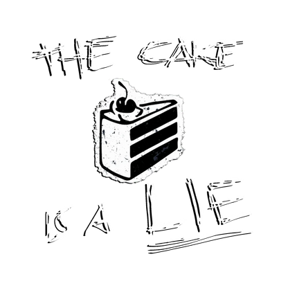Portal "The Cake Is a Lie" Graphic Tee Unisex Tee