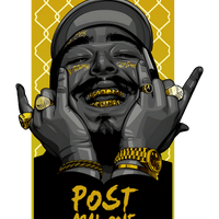 Post Malone Gold Member Graphic Tee Unisex Shirt