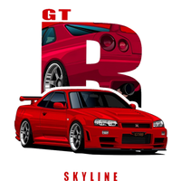 Nissan R34 Skyline GTR Graphic Tee Unisex Shirt