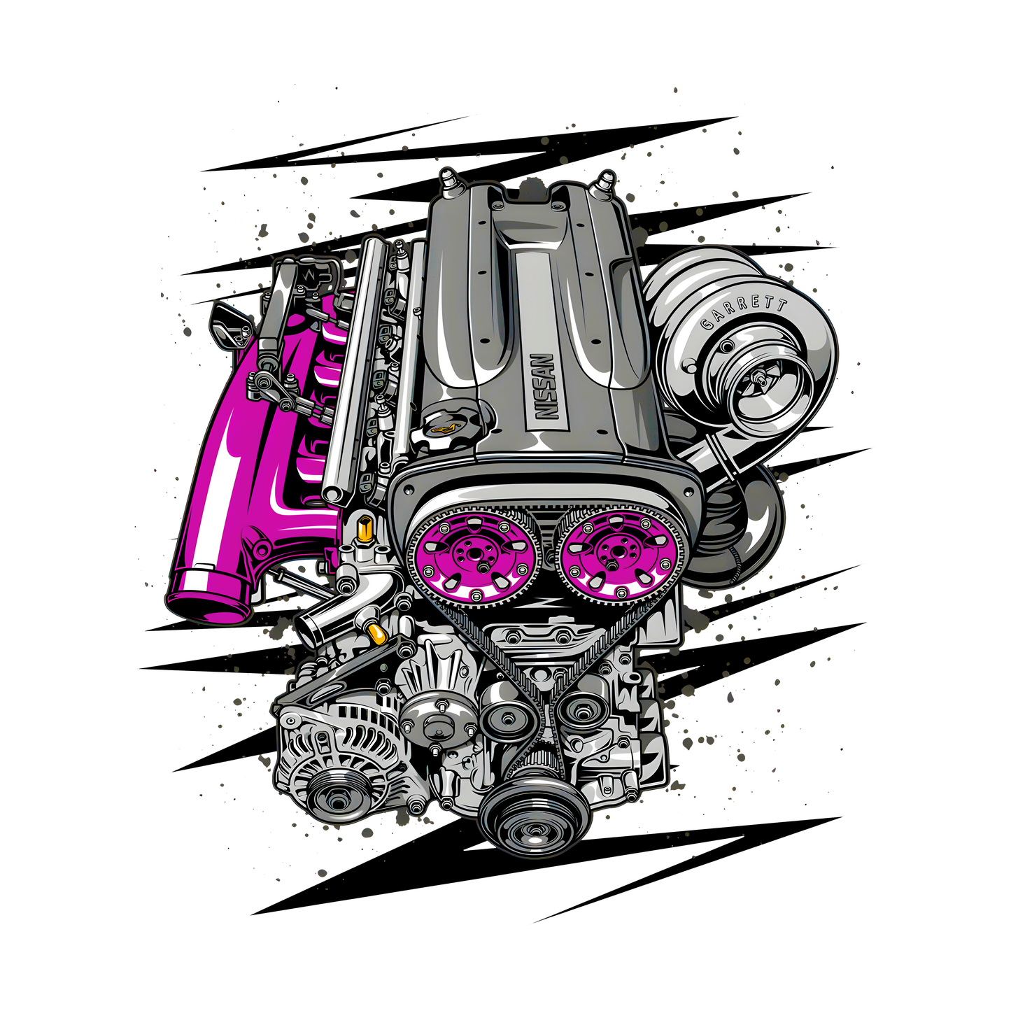 Godzilla’s Heart: RB26DETT Twin-Cam GTR Graphic Tee